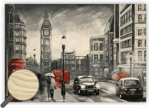 Dřevěný obraz London