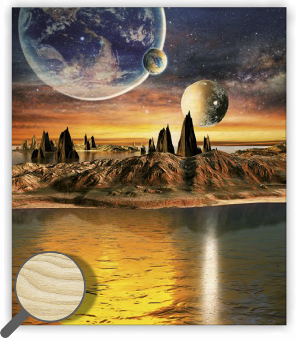 Dřevěný obraz Cosmic