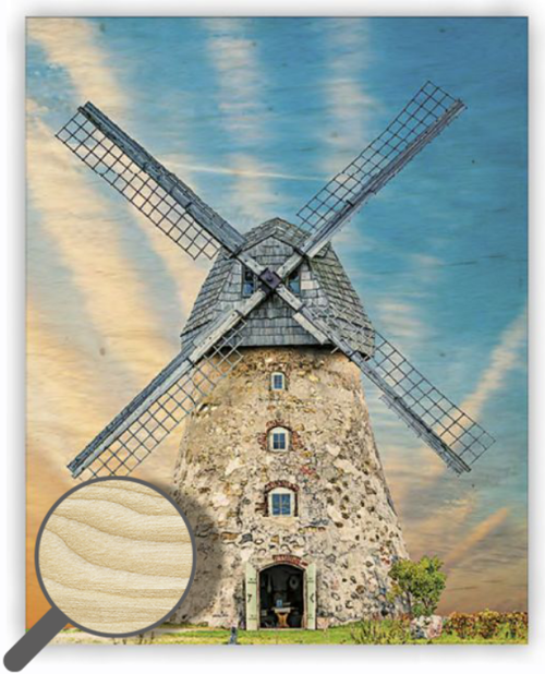 Dřevěný obraz  Windmill
