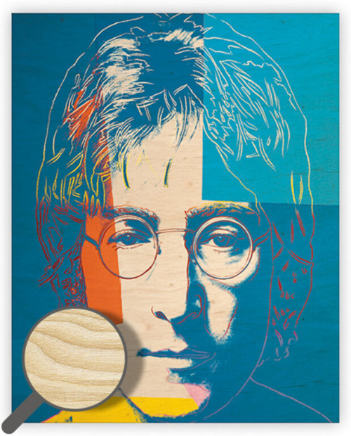 Dřevěný obraz John Lennon
