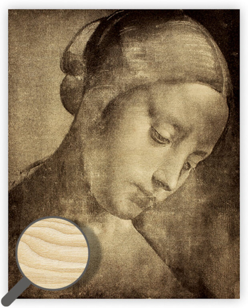 Dřevěný obraz Da Vinci