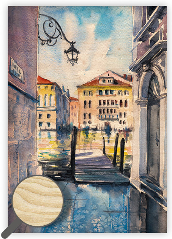 Dřevěný obraz Aquarelle