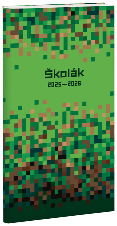 Diář školák Pixel 2025/26 - české kalendárium