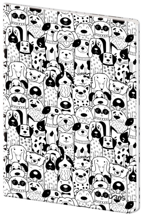 Sešit 544 plastové desky – Dogs