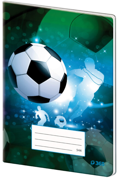 Sešit 544 papírové desky – Football