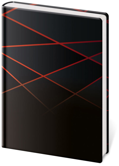 Linkovaný zápisník Vario L - BLACK DESIGN