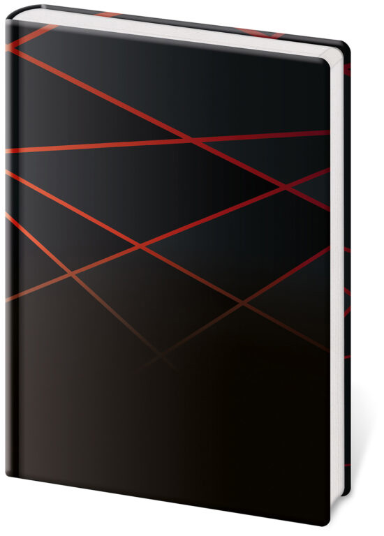 Linkovaný zápisník Vario L - BLACK DESIGN